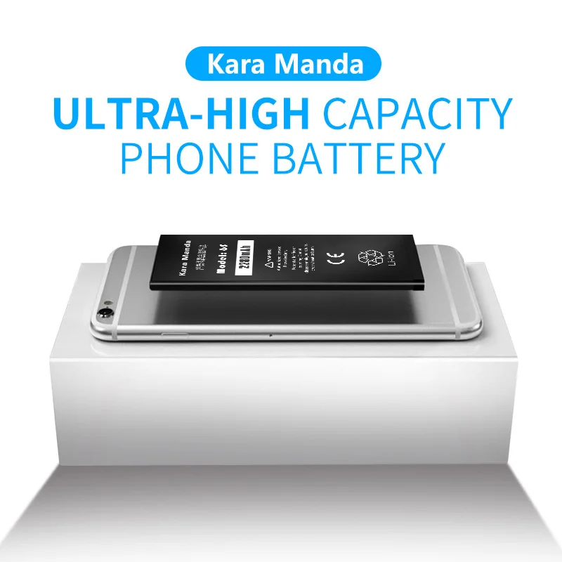 Mobile Cell Phone Battery Voltage 3.82V Capacity 2280mAh Replacement for iPhone 6S Li-ion Polymer Battery