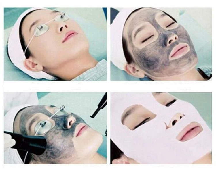 
OEM 80ml Black Carbon Gel for laser peel Facial skin whitening shr nd yag laser 