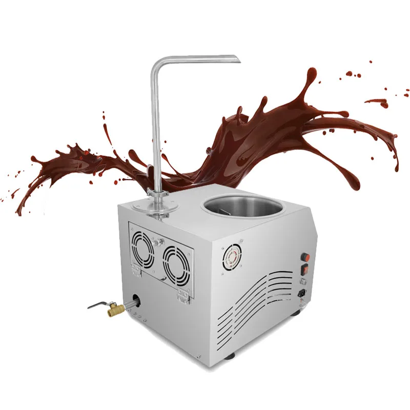 Factory Direct 1Kw Chocolate Tempering Dispenser Waterfall Chocolate Tap Chocolate Melting Machine