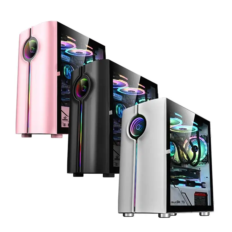 Дешевый настольный компьютер микро ATX башня игровой компьютер чехол на заказ