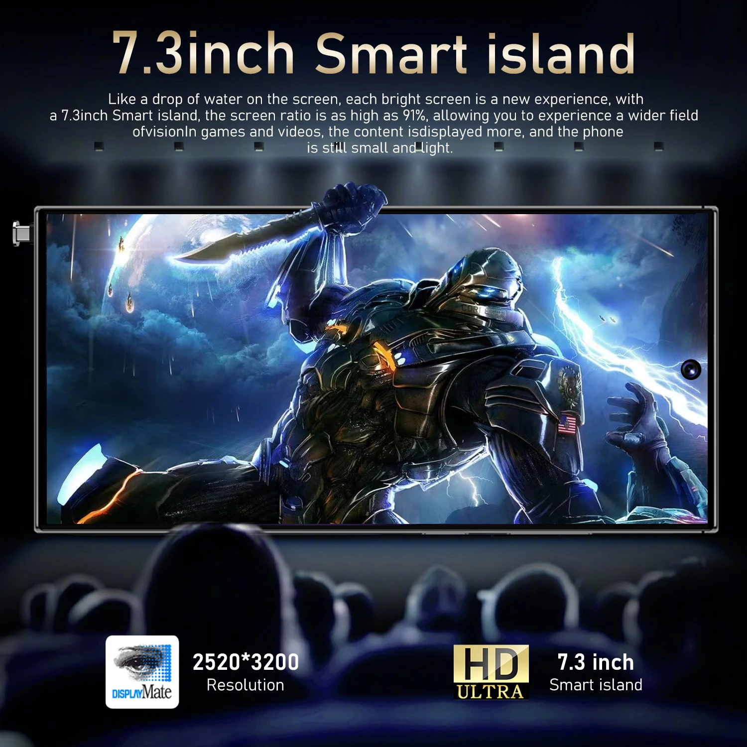 High Quality S24 Ultra 5G 7.2 Inch Original Mobile Phone 16GB+512GB Large Memory Smart Phone Camera Gaming OPNEW