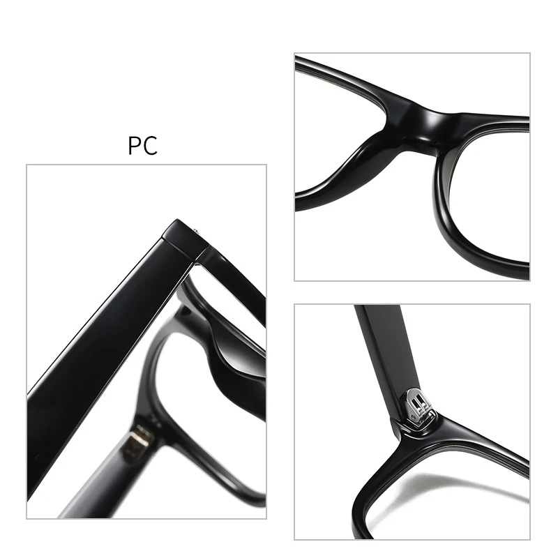 Best Selling Custom Blue light blocking Glasses for Men Women Unisex Eyeglasses Retro Tr90 Frame Photochromic Sunglasses