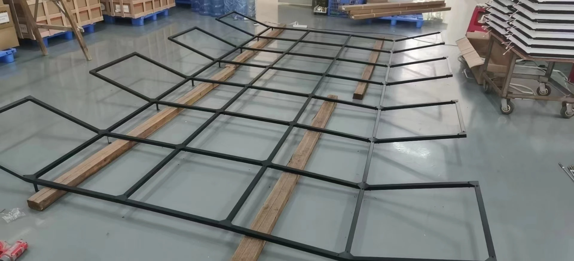 colourful hexagonal pendant shape ceiling cylinder night light touch sensitive panels led