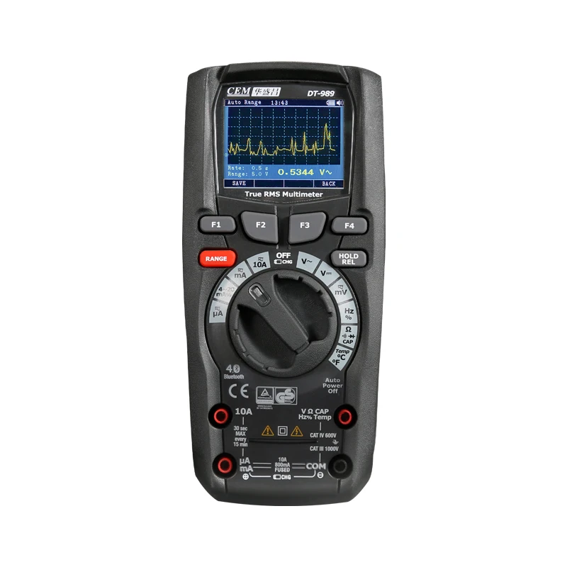 DT-989 профессиональная версия промышленный мультиметр ЛУЧШИЙ напряжение