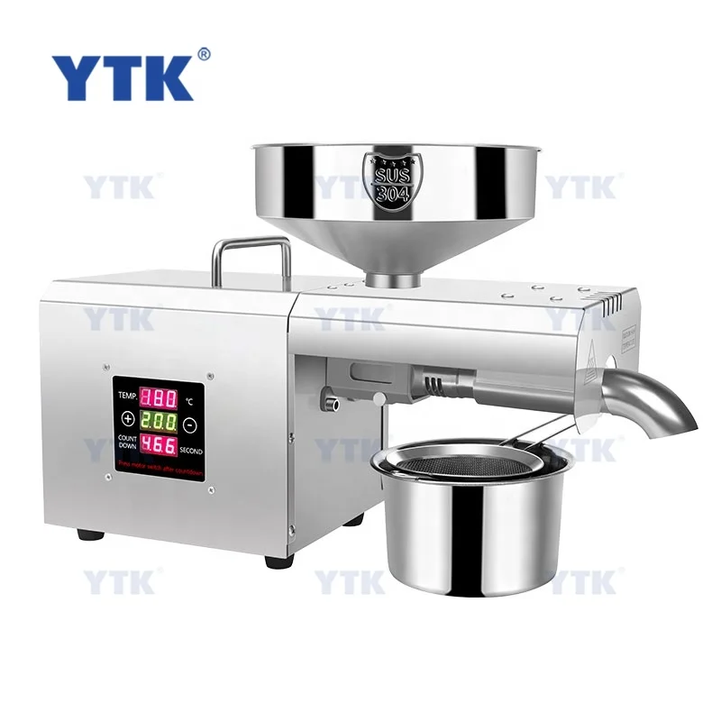 YTK-RG-309 Factory Price Mini Automatic Sunflower Seeds Cold Pressed Oil Press Machine Mustard Coconut Oil Extraction Machine