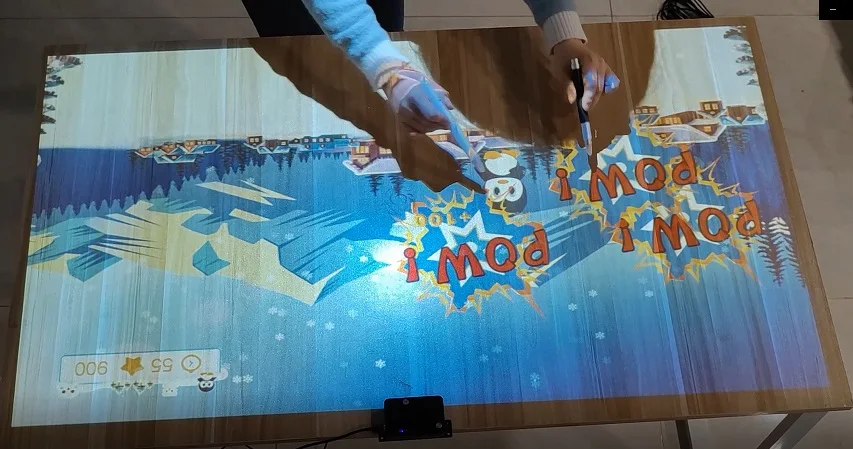 Attractive eyeballs table interactive game system for restaurant table menu touch device Portable Interactive Whiteboards