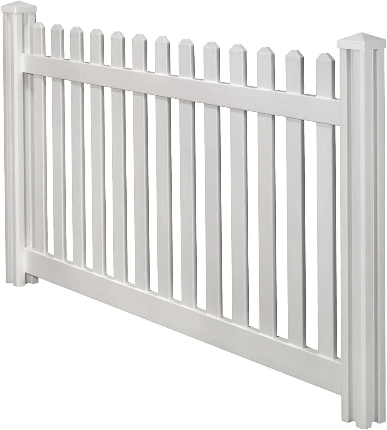 Customized wholesale panels outdoor privacy coated decorative garden PVC fence