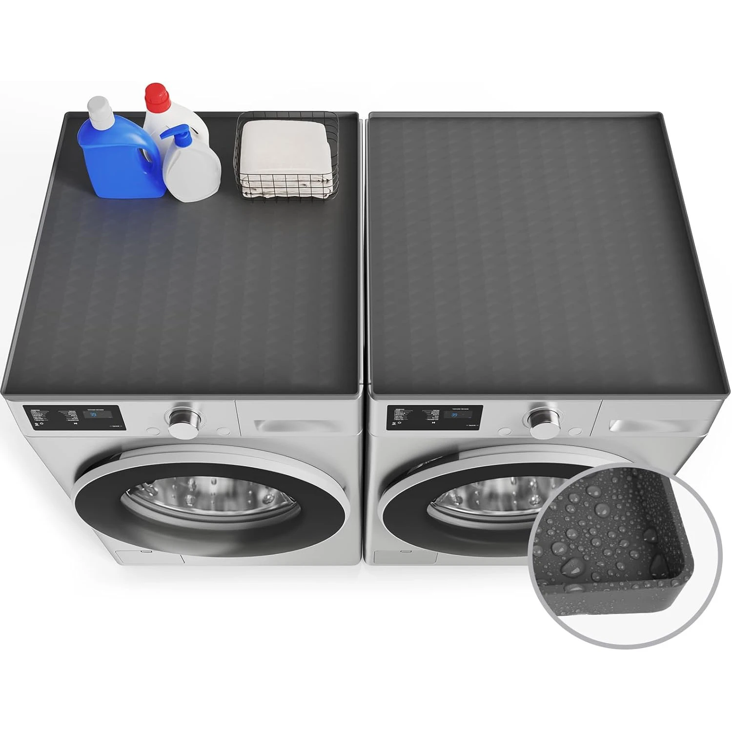 Washer and Dryer Covers for the Top Silicone Dryer Top Protector Mat