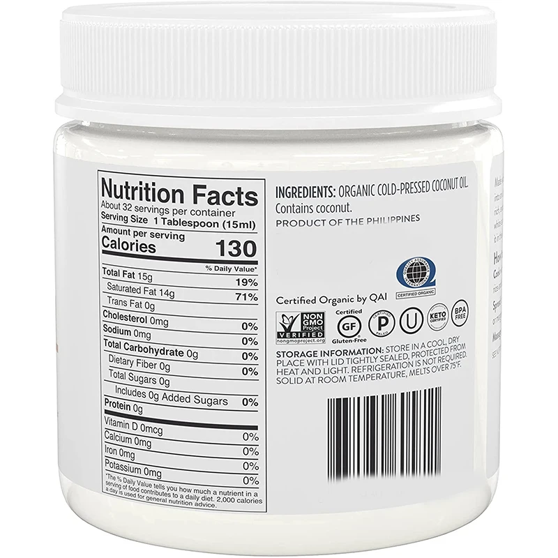 wholesale coconut oil Unrefined cold-pressed extra bulk virgin Coconut Oil