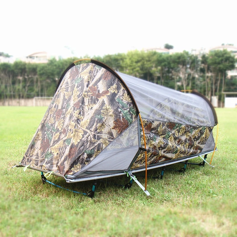 New Off-Ground Camping Family Tent Bed Hanging Folding To Increase Single March Waterproof Camping Tent Fishing Self-Driving
