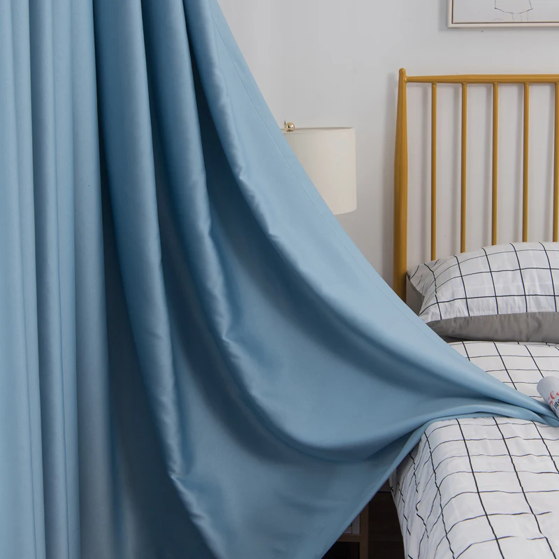 Best Selling Embroidered Blackout Fabric High Shading Curtains