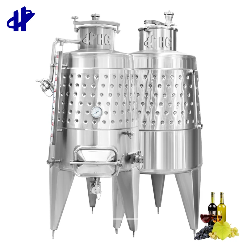 sanitary stainless steel fruit cider fermentation tanks floating lid Wine Machinary Commercial Winery Equipment