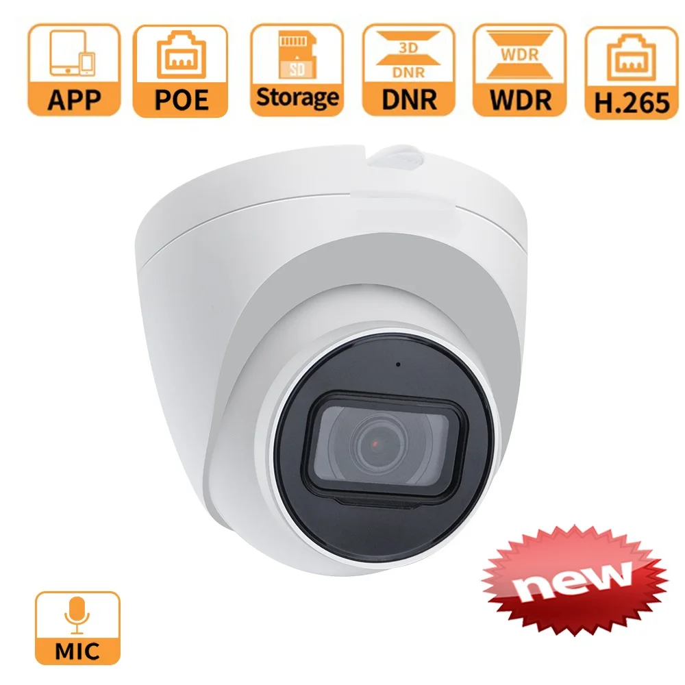 IPC-HDW2431T-AS-S2  New Lite 4MP IR LED WDR IR Eyeball Network Camera Built-in MIC IPC-HDW2431T-AS-S2