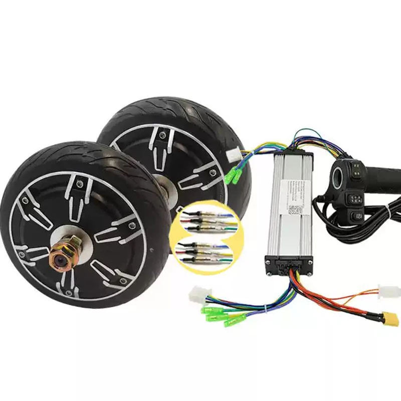 6.5 inch brushless hub motor DC skateboard load 150kg electric wheel magnetic bldc gearless motor hub motor kit