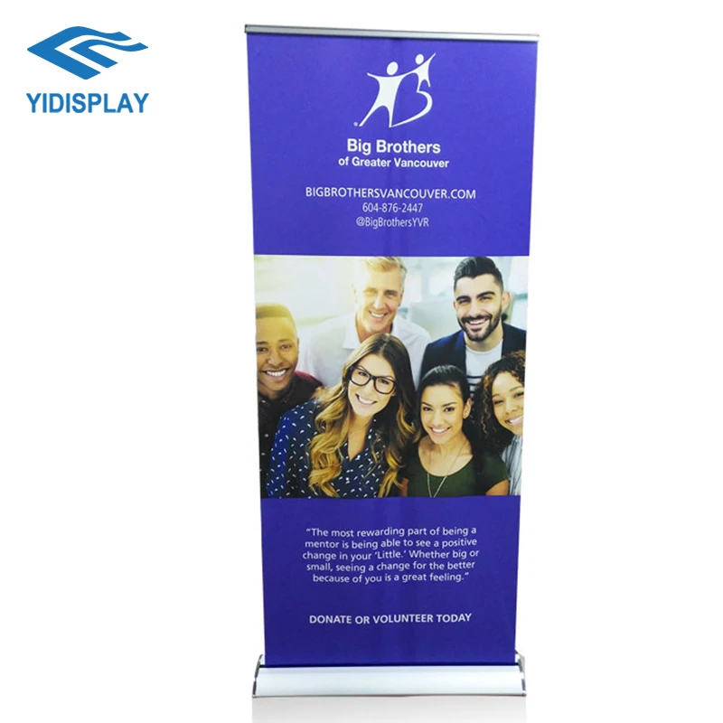 Portable Trade ShowChina Connectable Pull Up Printed Retractable Advertising Roller Roll Banner Display Stand