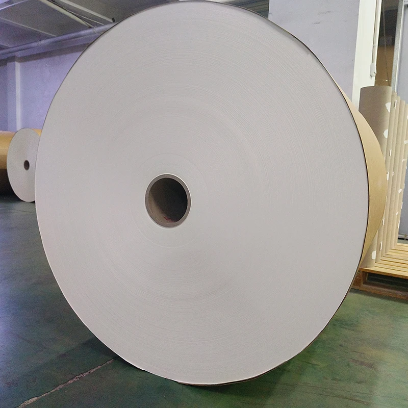 Paper Mill Supplier Competitive Price High smoothness 100% Wood Pulp White Cupstock Jumbo Base Paper Cup Roll