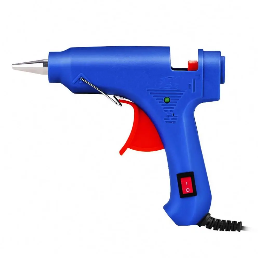 K322 New Arrived EU Plug Melt Glue Gun Use 7mm Glue Stick Home Mini Hand DIY Guns Thermo  Heat Temperature Tool