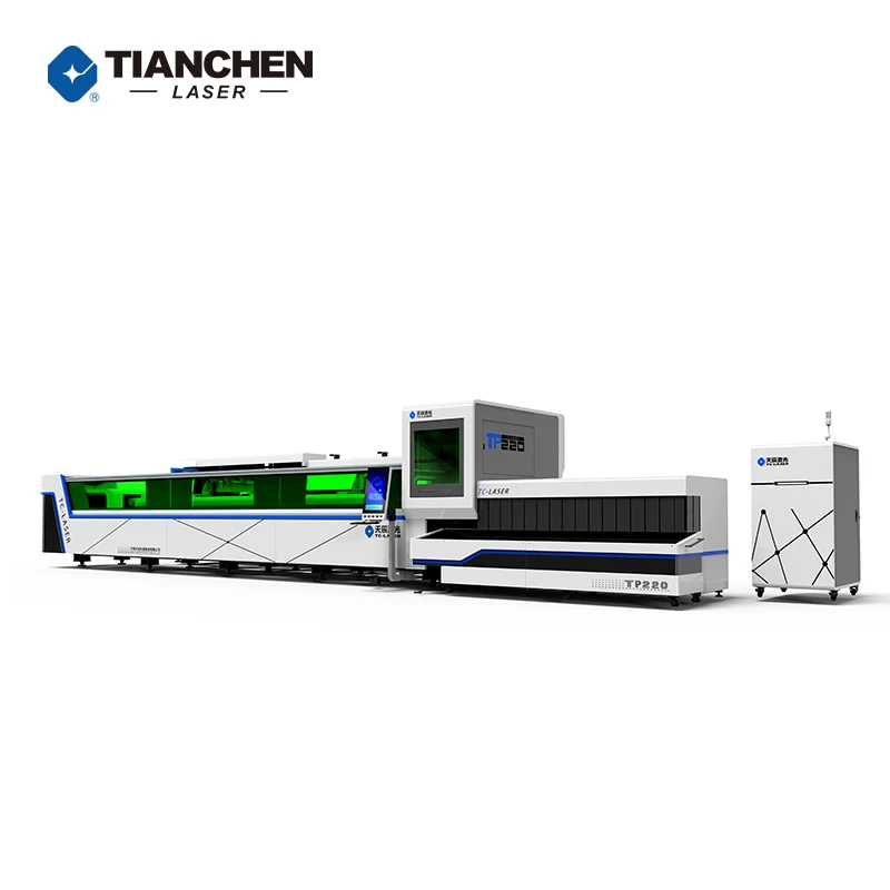 4KW Tube Fiber Laser Cutting Machine with Automatic Loading System
