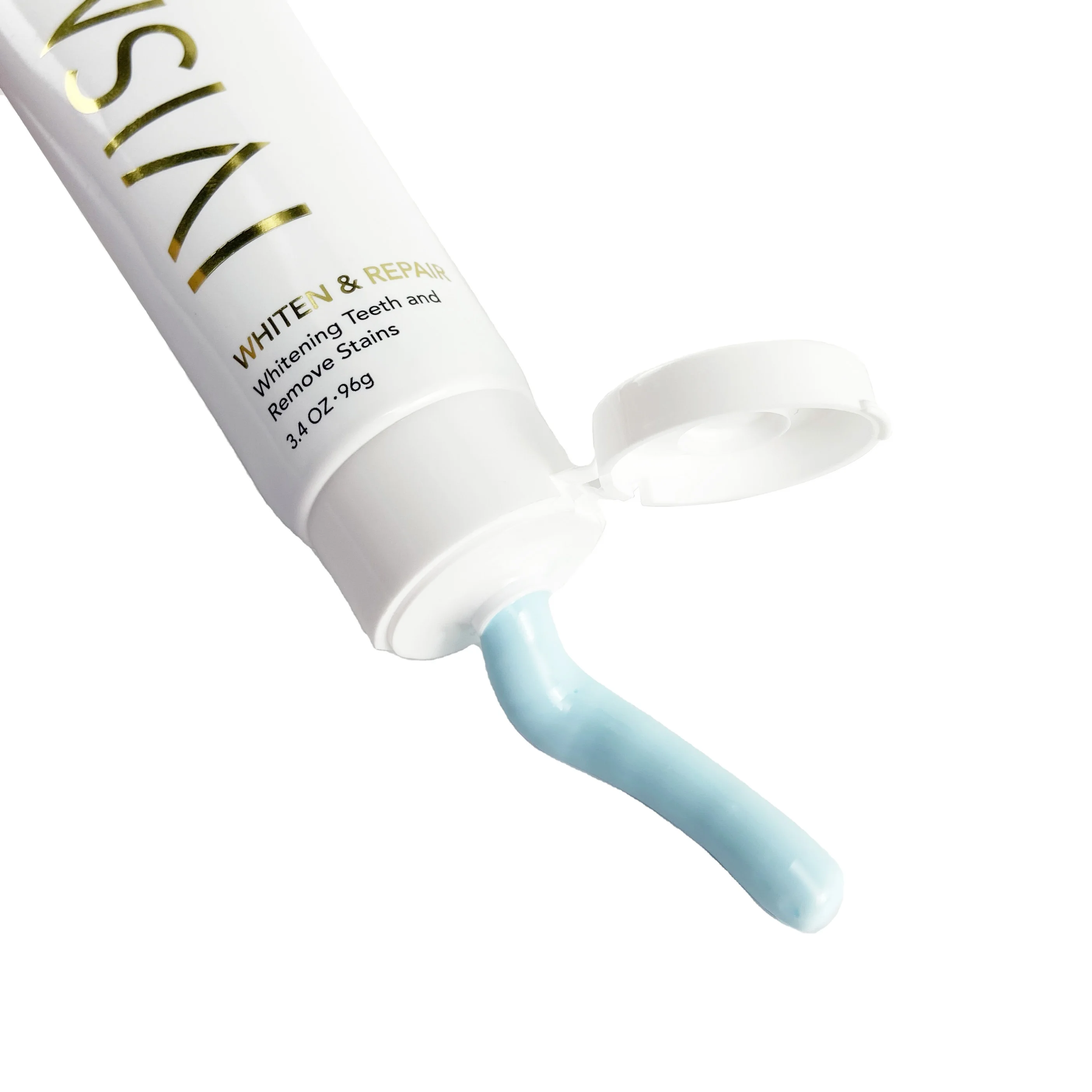 Optic White Stain Fighter Whitening Toothpaste Clean Mint Flavor Safely Removes Surface Stains Enamel-Safe for Daily