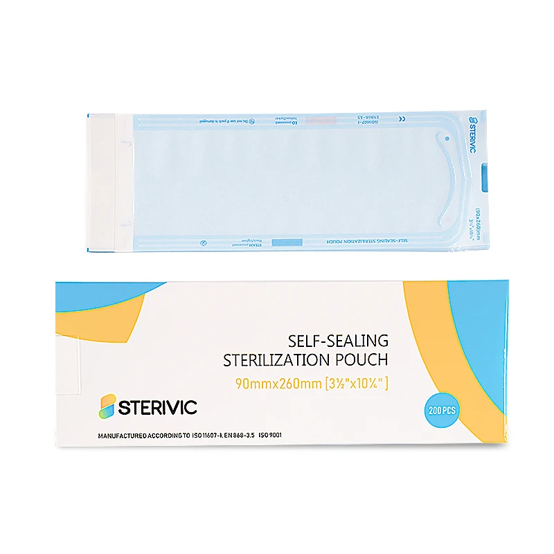 
Self Sealing Sterilization Pouch Disposable Storage Bag For Pedicure Salon Nail Tools Accessories 
