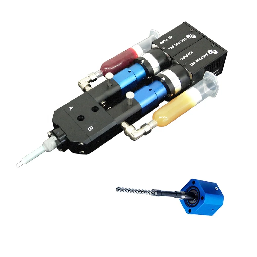 Two components Dispensing valve