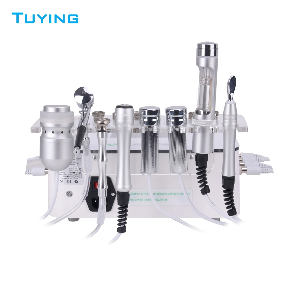 7 in 1 micro current facial rf machine oxygen spray skin whitening device