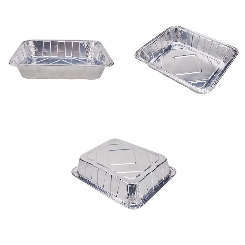 
Turkey tray 9x13 inch half size aluminum foil steam table pan cook home packaging products 