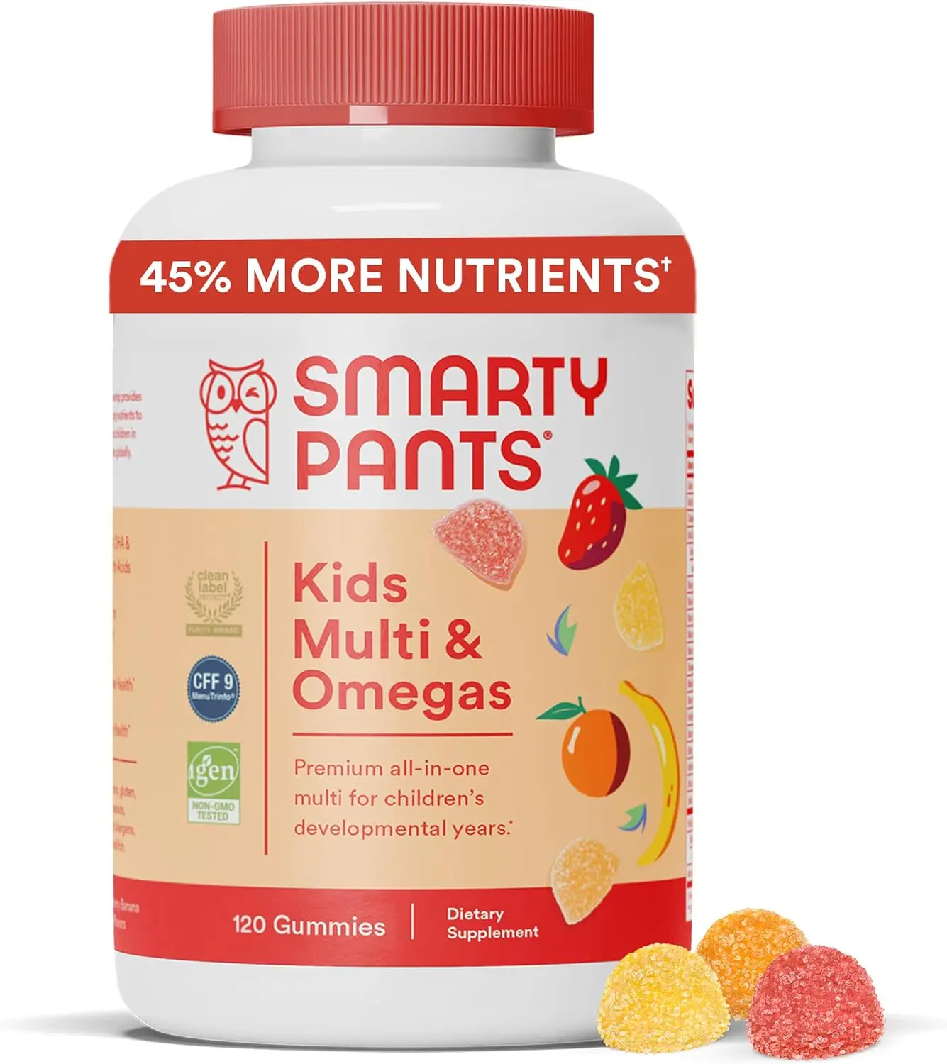 Optional Sugar Free Or Sugar Ages 2 And Over Kid Health Daily Supplement Vitamin Gummy Kids Mulit-Vitamin Gummies