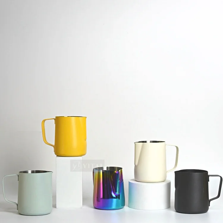 Milk Jug Hot Selling Stainless Steel Milk Coffee Latter Restaurant Milk Pitcher Bar