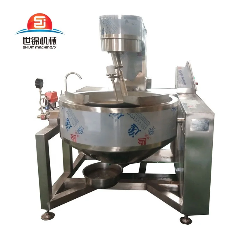Good Quality Fried Rice Chilli Sauce Steam Biryani Cooking Machine Food  Automatic Pot Stirrer