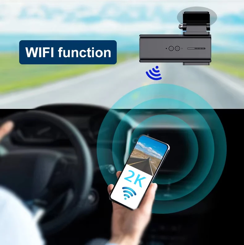 Безопасное Путешествие 2 К Full Hd Мини цифровой скрытый с ночным видением Wi-Fi двойной объектив видеорегистратор записывающий Автомобильный регистратор Dvr