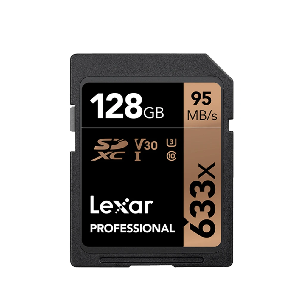 Профессиональные sd-карты Lexar SD633X 128 Гб 16 64 256 ГБ 512 32 карта памяти с камерой U3 V30 C10