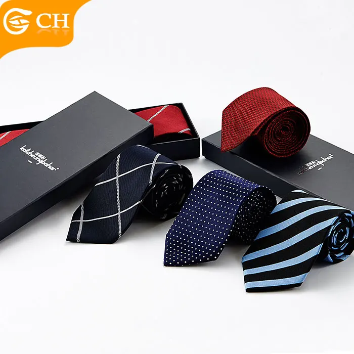 Wholesale High Quality Corbatas Popular Design Silk Mens Ties For Business