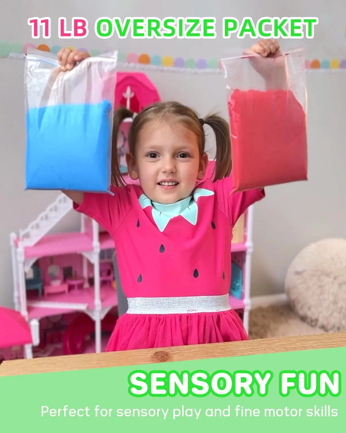 Wholesale Portable Magic Cotton Sand  Bucket Packing  Super Soft  Sensory Toy Play Dynamic Sand Art Kits For Kids