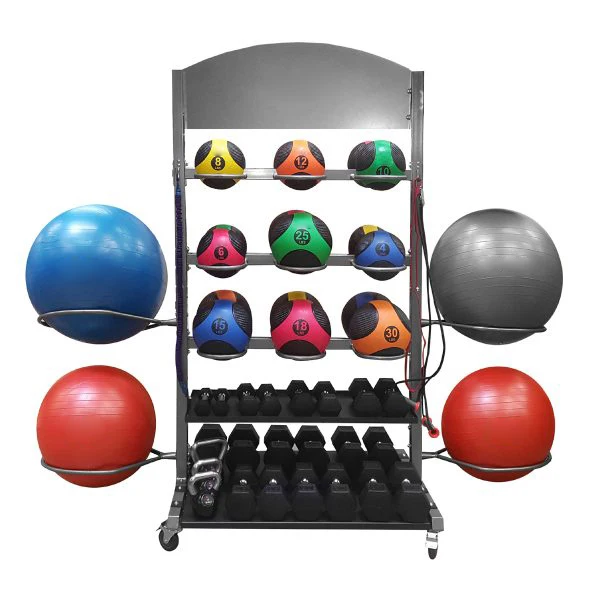 Customized 4 Layer Steel Plate Steel Storage Speed Ball Rack, Metal Storage Shelf For Sale