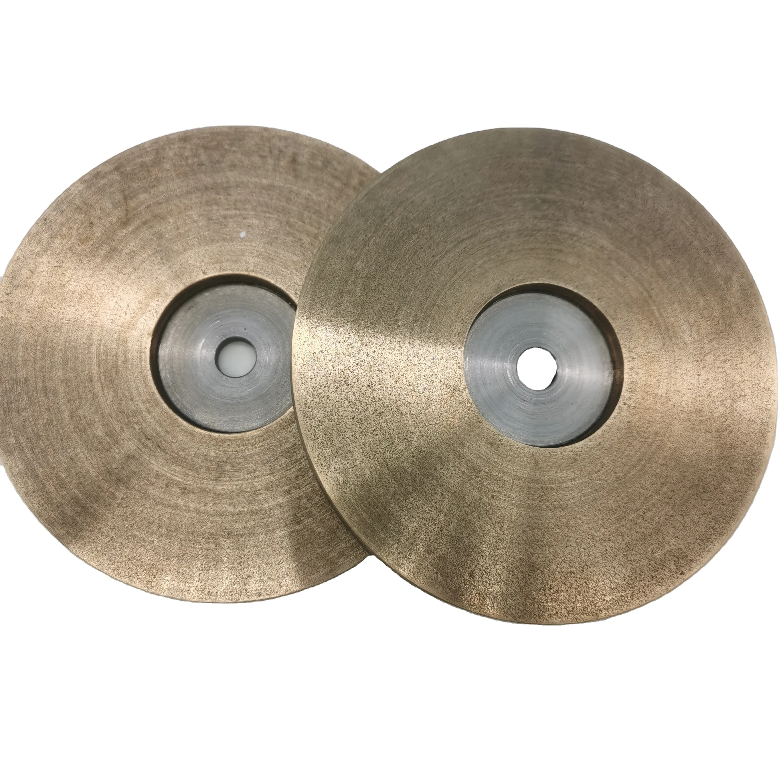 factory wholesale price 200mm Bronze diamond glass sintered grinding lapping disc for polishing glass gemstone