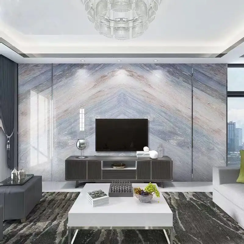 Waterproof Shining Gold Diamond Design PVC 3d Wall Panel For Interior