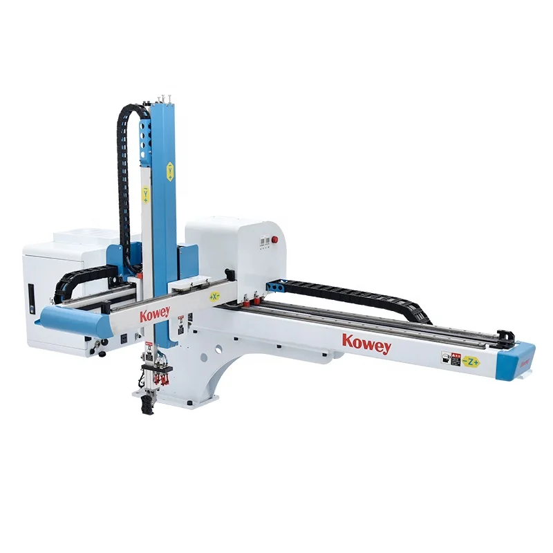 Kowey Top-ranking Standard/High Speed 3-Axis Full Servo Motor Injection Robot for Led Bulb Take-out