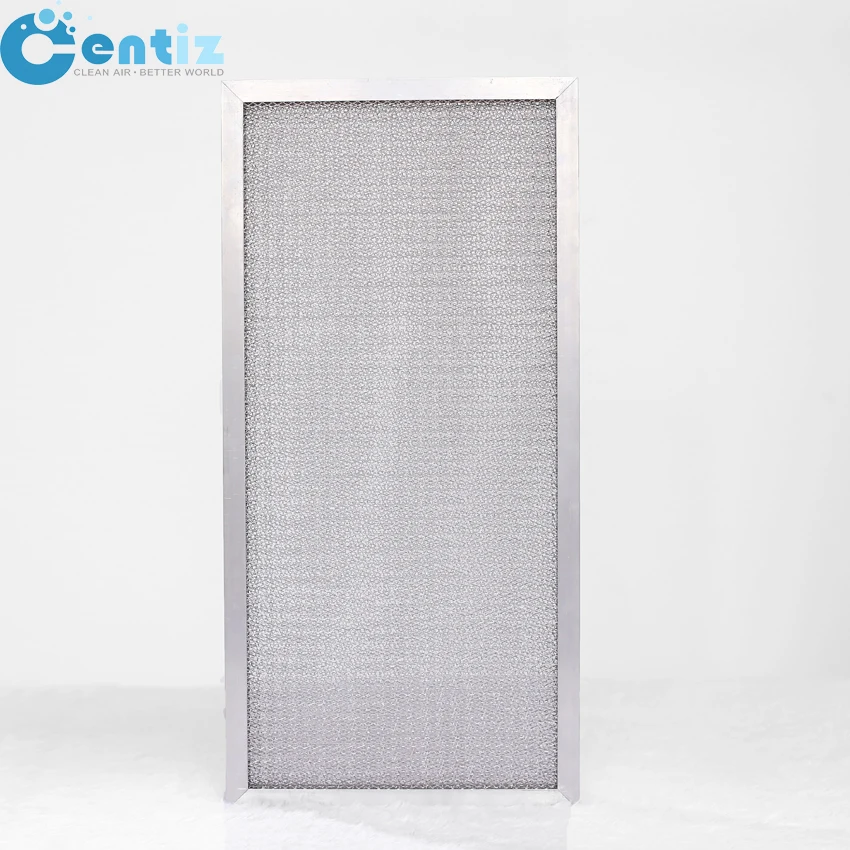 
Factory direct sale G4 Initial effect Economical washable panel metal aluminum mesh stainless steel air filter 