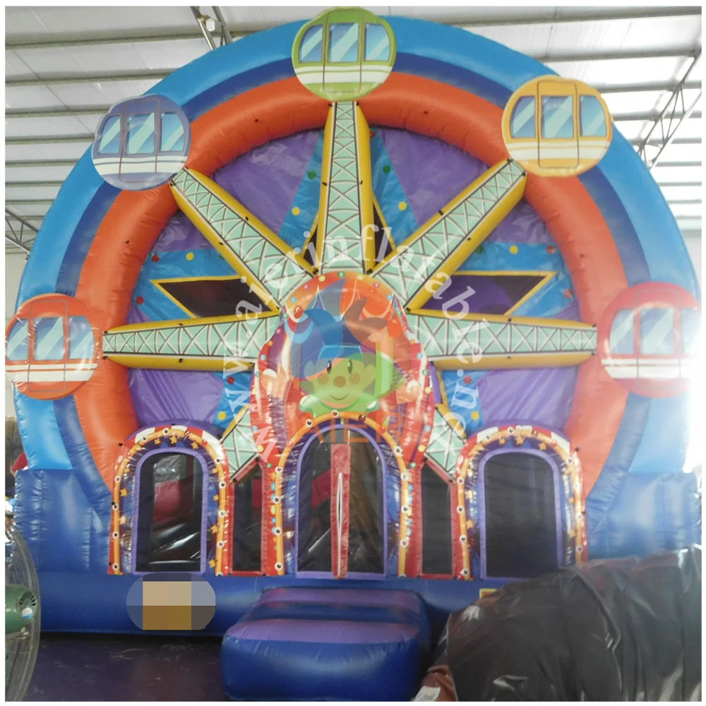 Commercial inflatable outdoor bouncy castle inflatable observation wheel bounce house