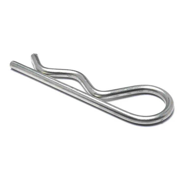 Customized Stainless Steel Carbon Steel Zinc plated  DIN11024 Single Coil (R Type) Spring Split Cotter Pin