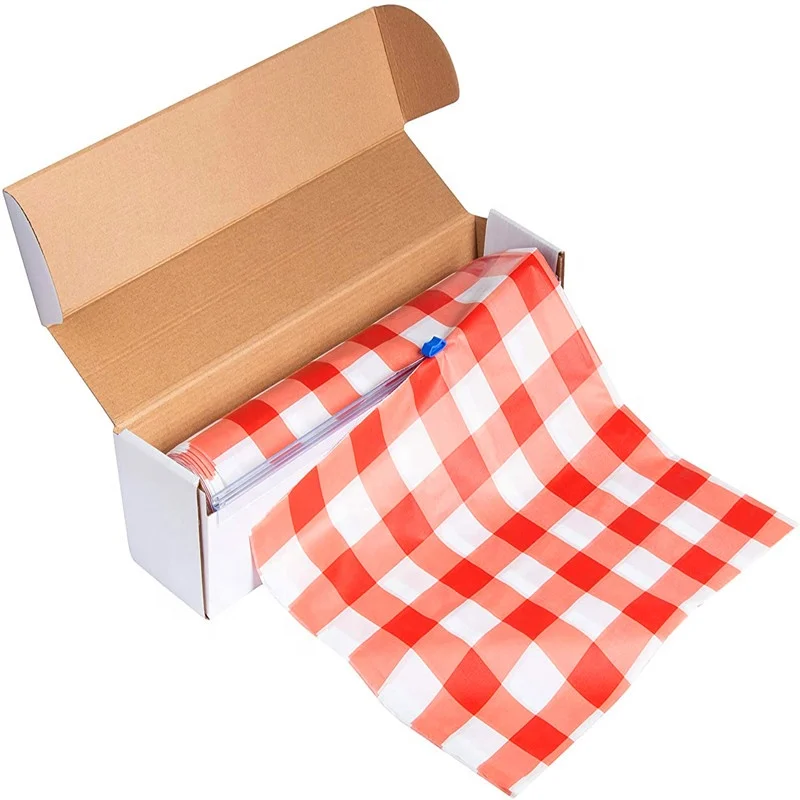 Plastic Buffet Banquet Roll Wedding Party Table Cover