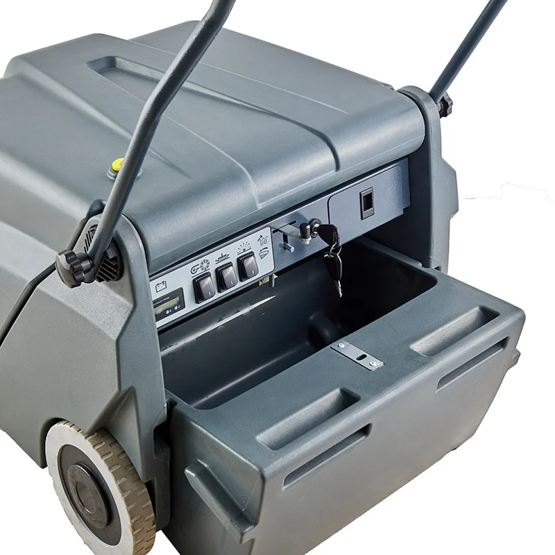 Walk Behind Sweeper, Vacuum Floor Sweeping Machine/Industrial Road Cleaning/Outdoor Power Sweeper