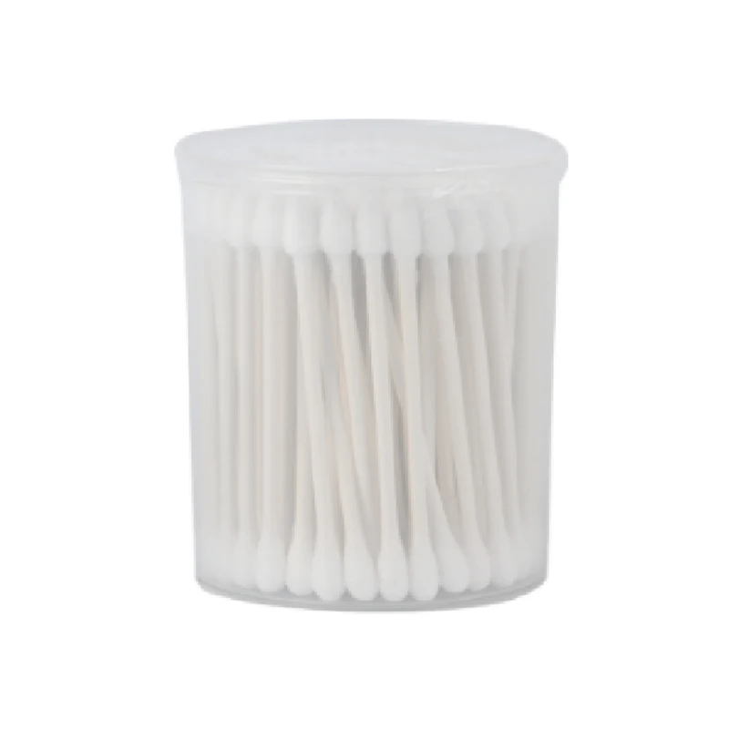 Wholesale Biodegradable Non-Pollution Cotton Swab Stick Wooden Cotton Swab Disposable Cleaning Cosmetic Cotton Swab