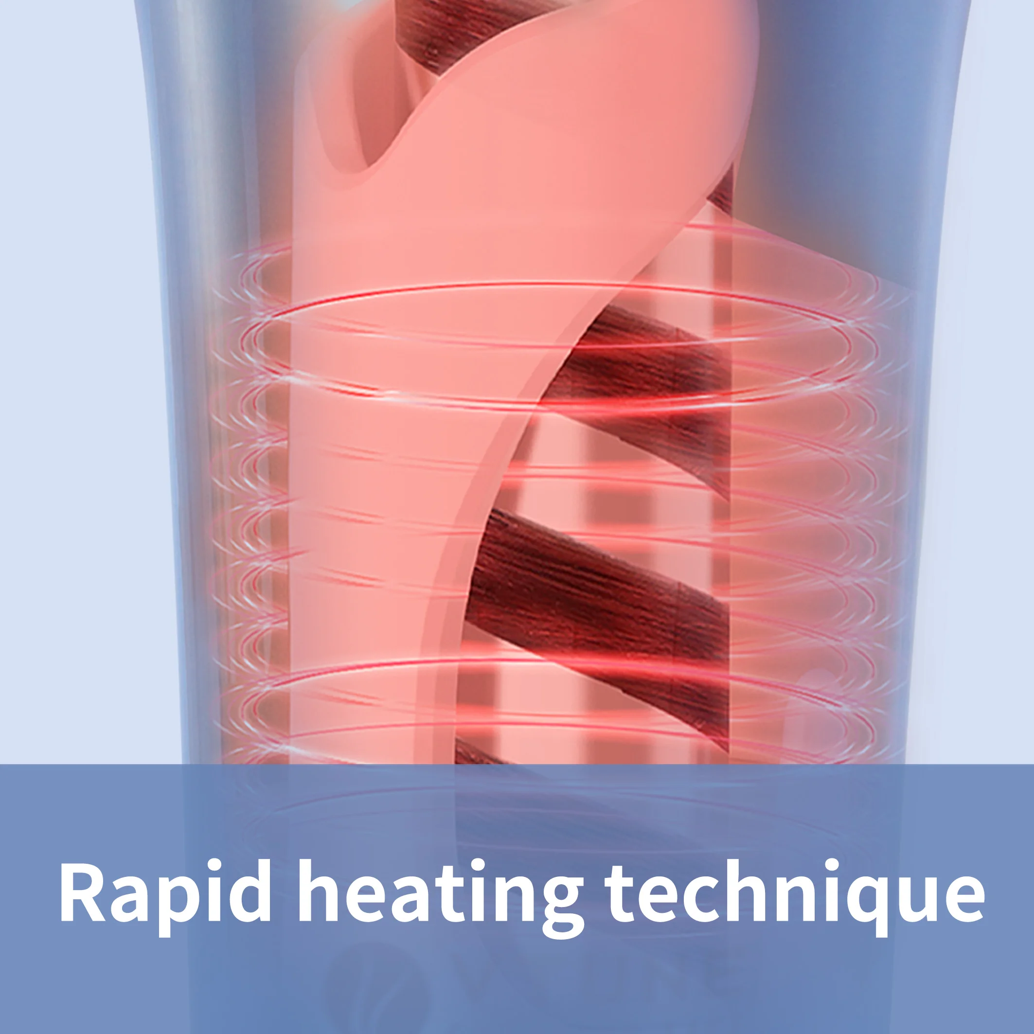 New ceramic professional automatic hair curler rechargeable rotating curling iron