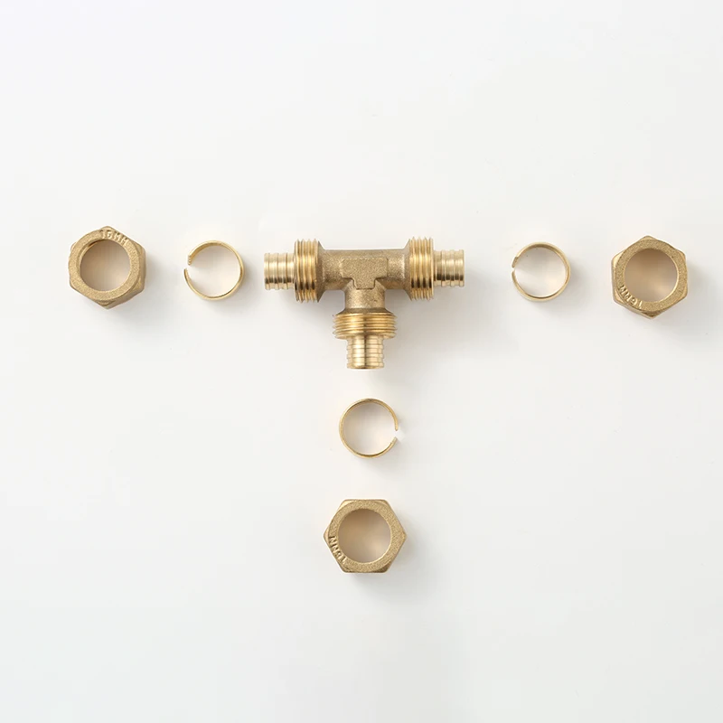 Central Air Conditioning System Tee Slip Tight Fitting Unique Groove Chamfering Design