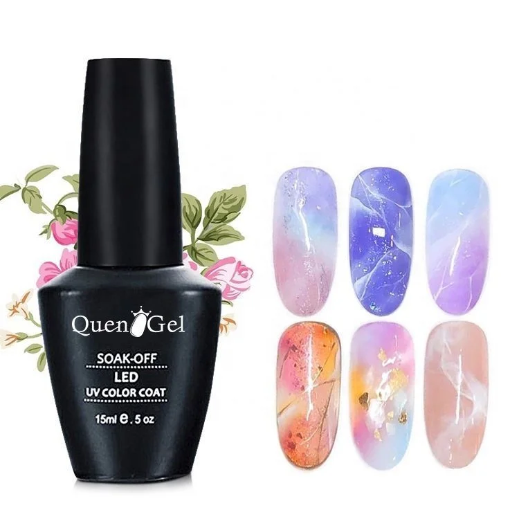 blooming water Effect Hot Sell Marble Gel Polish Water Ink Pigment Color Nails