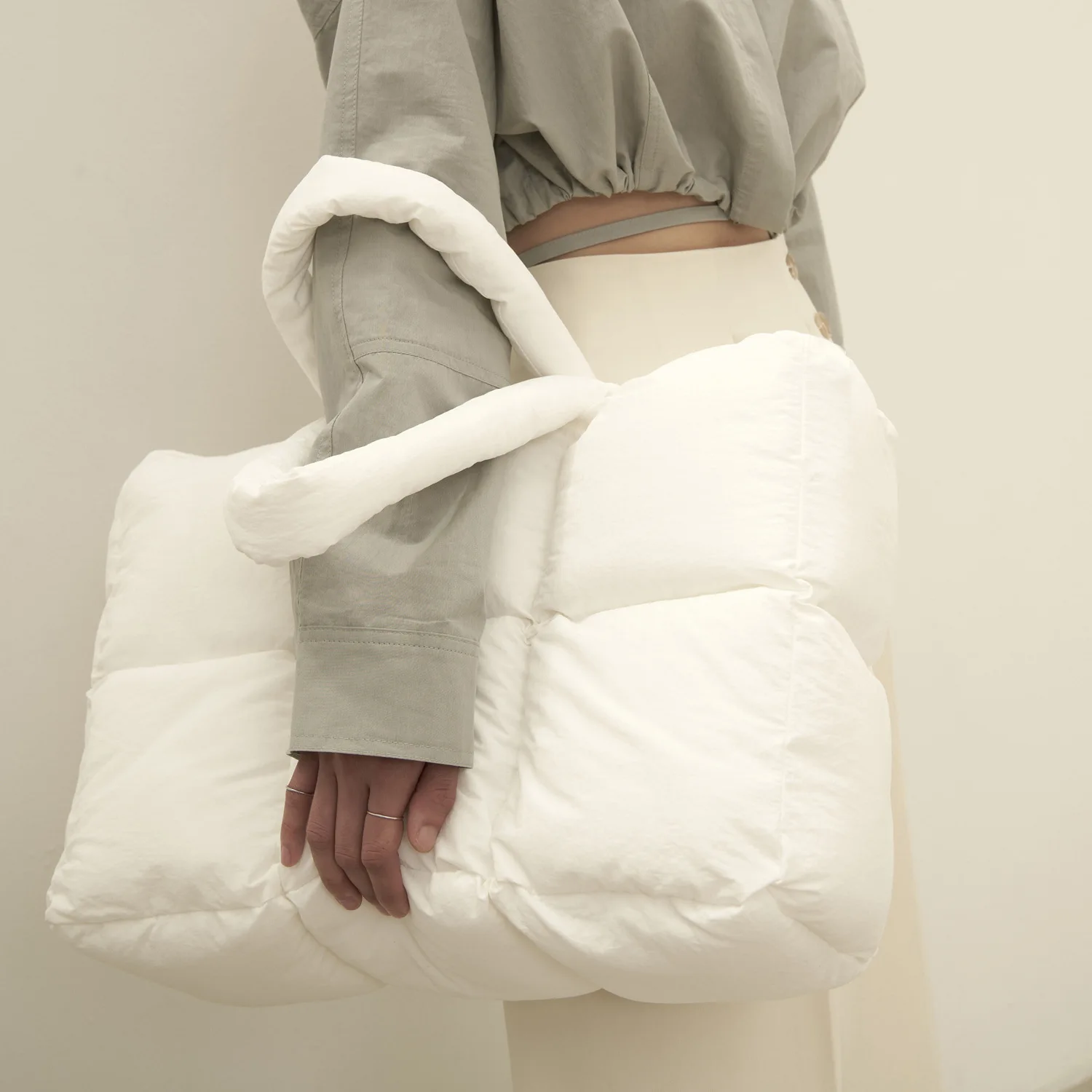 New customized fashion designer Leisure Fluffy Shoulder Bags puffer bag Women tote bag puffer handbags for women