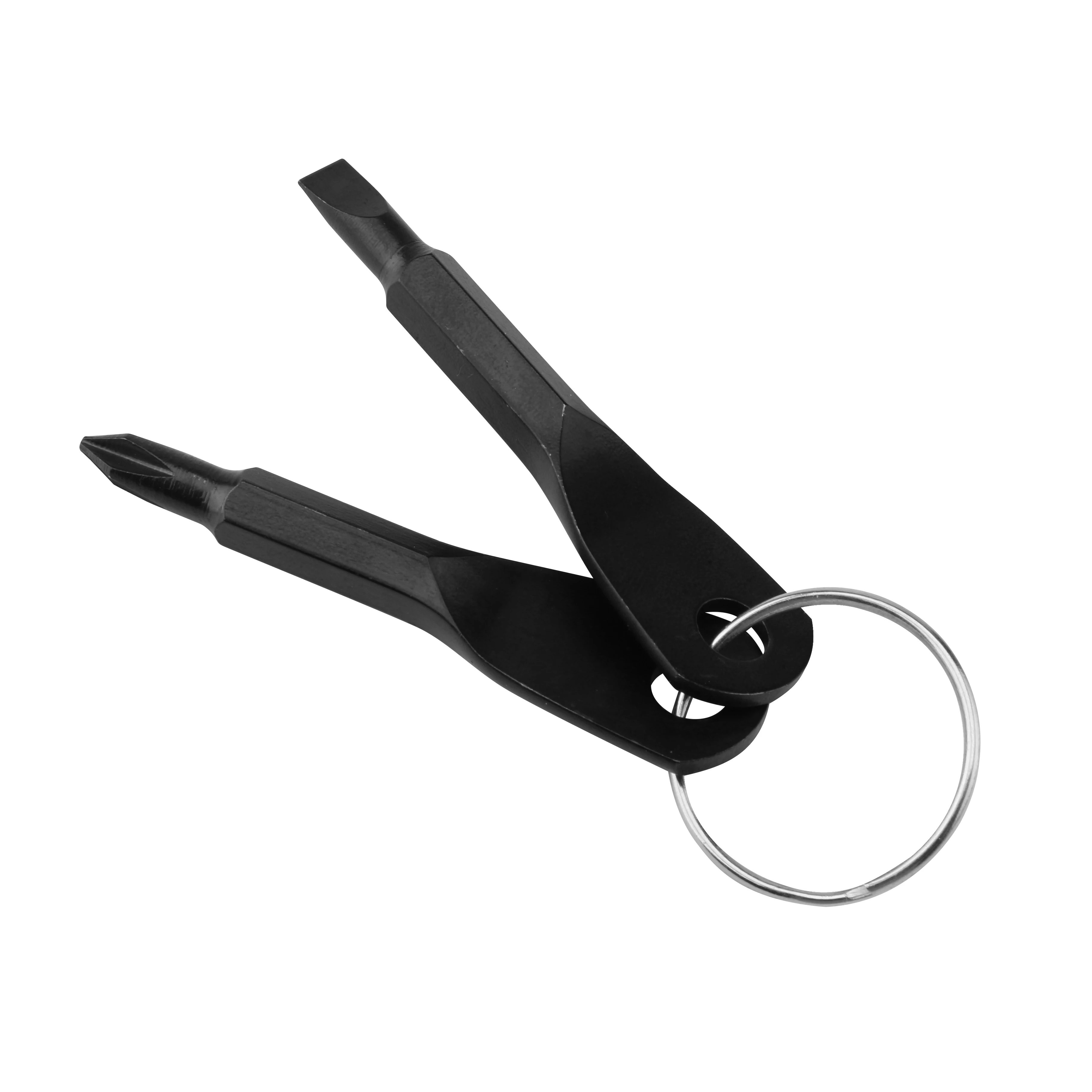 CT-8048 Function Multipurpose Utility Mini Keychain Tools 2PCS Outdoor Screwdrivers