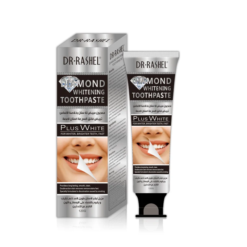 Заводское производство популярная хит продаж прозрачная яркая белая мята против моли зубная паста